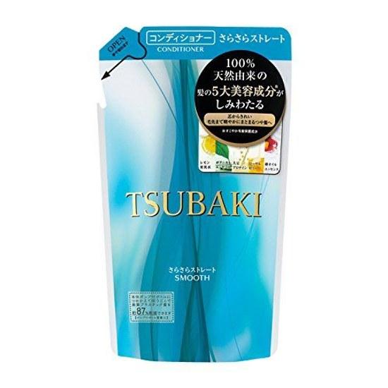 Shiseido Tsubaki Кондиционер для гладкости прямых волос, сменный блок 330 мл