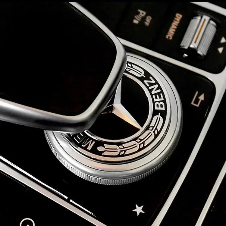 FCM5 52mm for Mercedes Benz W212 W205 W211 W213 W210 W220 W204 W202 W176 W246 GLA Car Steering Wheel Center Logo Emblem Alloy Sticker