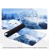 Aesthetic Large Winter Anime Boy Mouse Pad XXL Snowman Scenery Desk Mat Non-Slip Rubber Keyboard Cushion For PC Desktop Gamer