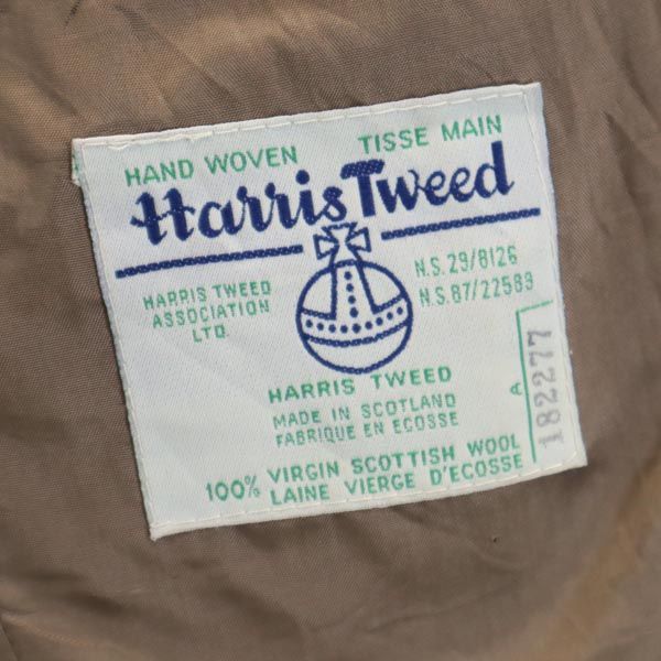 Harris Tweed Винтажный шерстяной пиджак в елочку 70-х годов Sears Sears Мужской Б/У