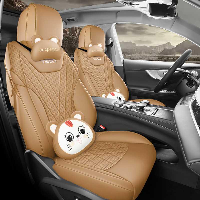 All-Season Tiggo 8 Plus Seat Covers: Full Wrap-Around Design, Universal Fit, Dedicated Car Seat Cushions