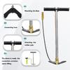 NUOGE Hand Pump 3-Stage 30mpa 4500Psi High Pressure Operated HPA Tank Hunting Car Bicycle