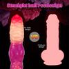Liquid Silicone Dildo Female Super Simulation Makeup Gradient Color Anal Plug Adult Sex Products