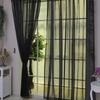 Transparent Window Gauze Solid Color Wedding Glass Gauze Household Products Light Luxury Style Easy To Install Curtains Supplies