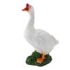 Goose Statue Farm Animal Figurine Resin Goose Sculpture Garden Ornament for Outdoor Backyard Patio
