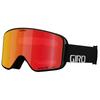 GIRO Method Asian Black 7106045 Ski/Snowboard Goggles, Anti-Fog, Fit, Wordmark,