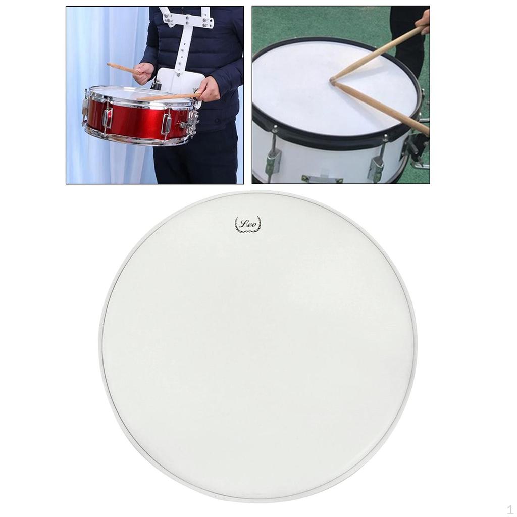 Snare Drum Head, Durable Stylish and Cool Sandblasted Frosted Single Layer Percussion Instrument
