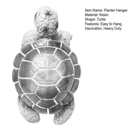 Статуэтка черепахи, цветочный горшок, ваза, подвесной горшок, черепаха, статуэтка морского животного, скульптура, украшение для внутреннего и наружного сада, орнамент
