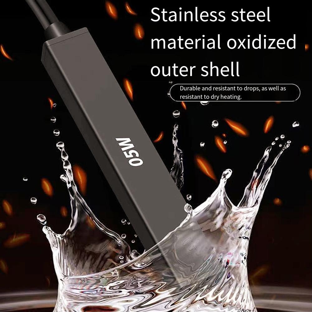 Нагреватель из нержавеющей стали USB-нагревательный стержень Диапазон температур 5-12 Эффективное регулирование температуры Аквариумный нагреватель
