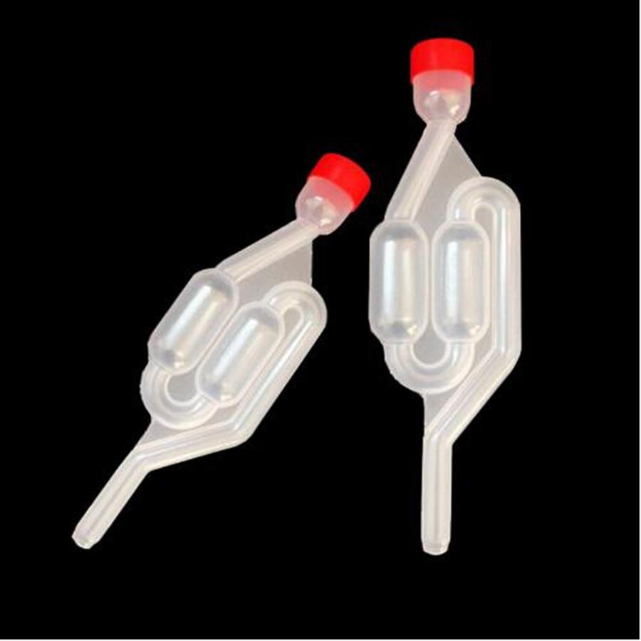 Exhaust One-way Home Brew Wine Fermentation Airlock Air Lock Check Valve Water Sealed Valves AirLock