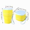 2 in 1 Ice Maker & Drinking Cup Leak-Proof Silicone Collapsible Mug Durable Ice Mold Cup  Office