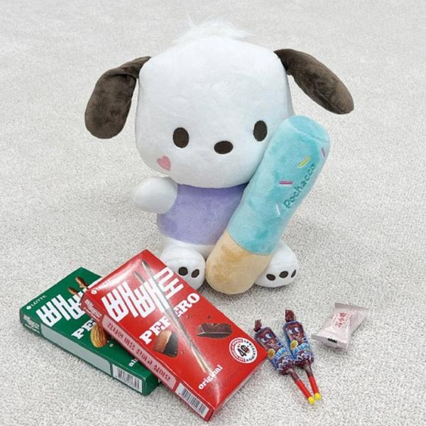 Плюшевое шоколадное печенье Big Master Sanrio 25 см, милая кукла, нет. 1 место по удовлетворенности подарками, популярные корейские игрушки