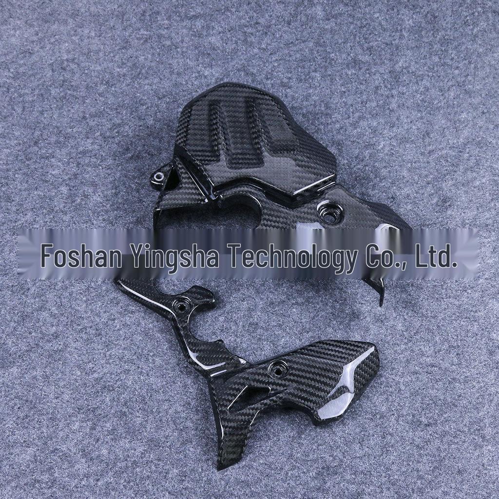 Крышка двигателя из углеволокна для Kawasaki Ninja 400 (2018+)