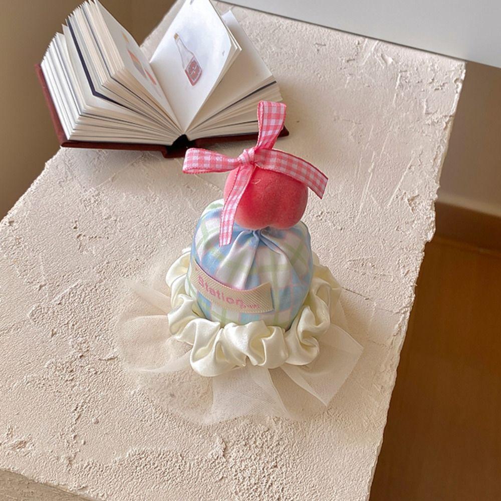 Versatile Lace Lolita Headdress Cake Shape Hair Ornament Gifts Stylish Fruit Cake Hair Clip Girls