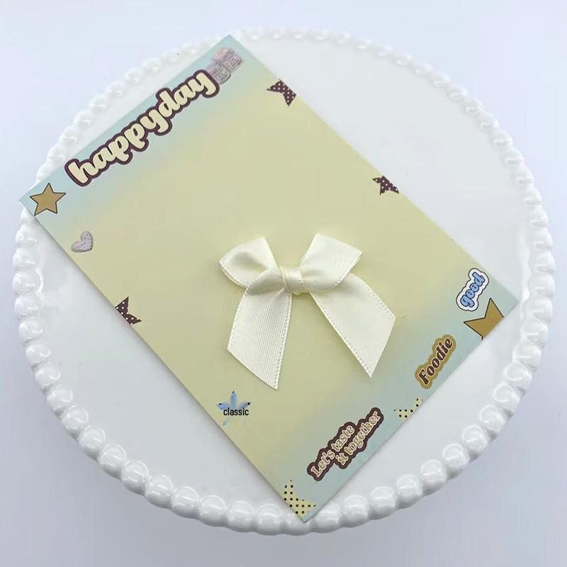 1,5 см Односторонний Полиэстеровый Бант Ручной Работы для Куклы, Плюшевой Подарочной Коробки, Одежды или Аксессуара для Волос