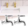 4Pcs Novelty Smooth Surface Pretend Play 1/12 Scale Mini Faucet Scene Accessories for Entertainment Water Tap