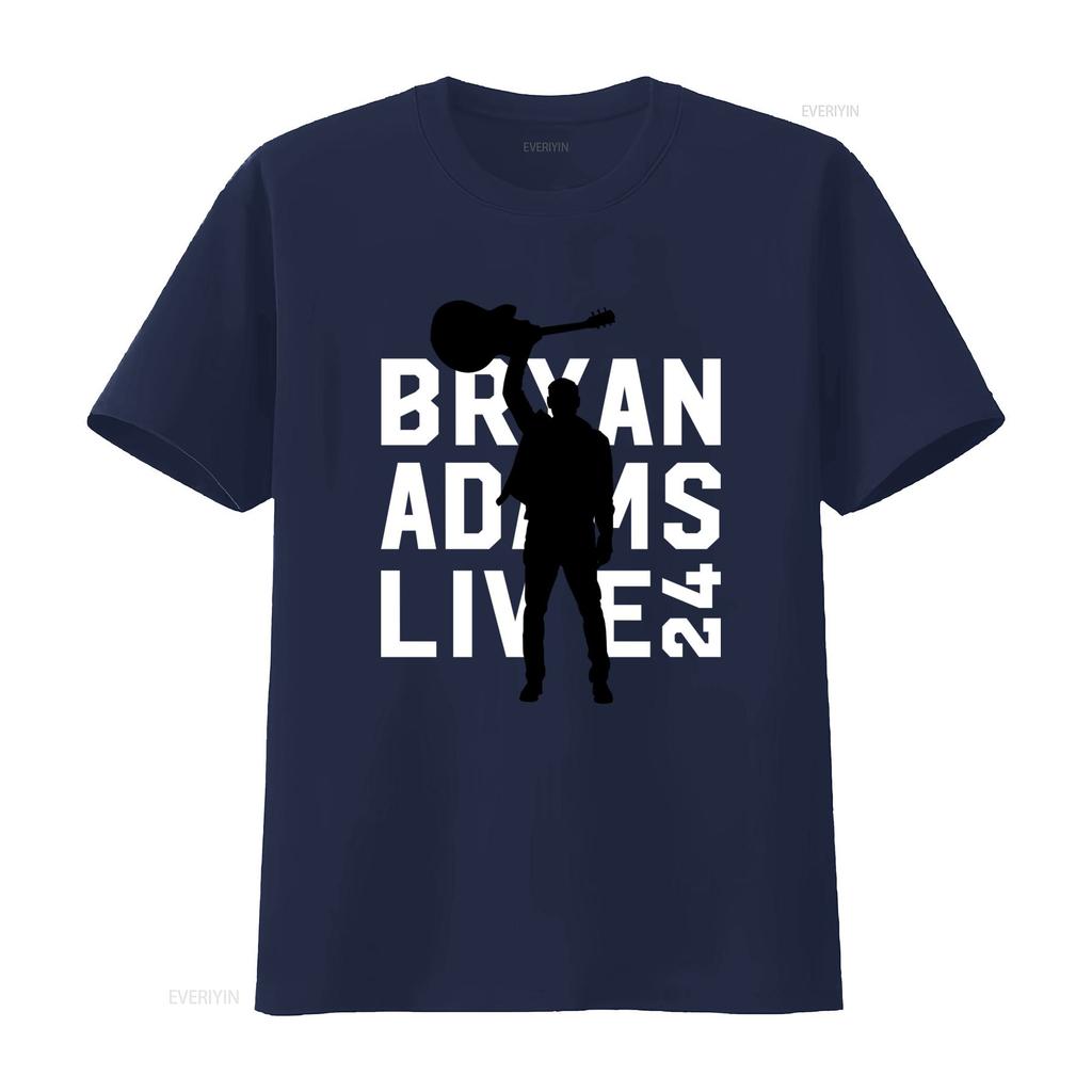 Bryan Adams Live Tour 2024 2025 Aop 3d T Shirt For Concert Fans Vintage Breathable Casual Graphic Stretched Unisex Homme