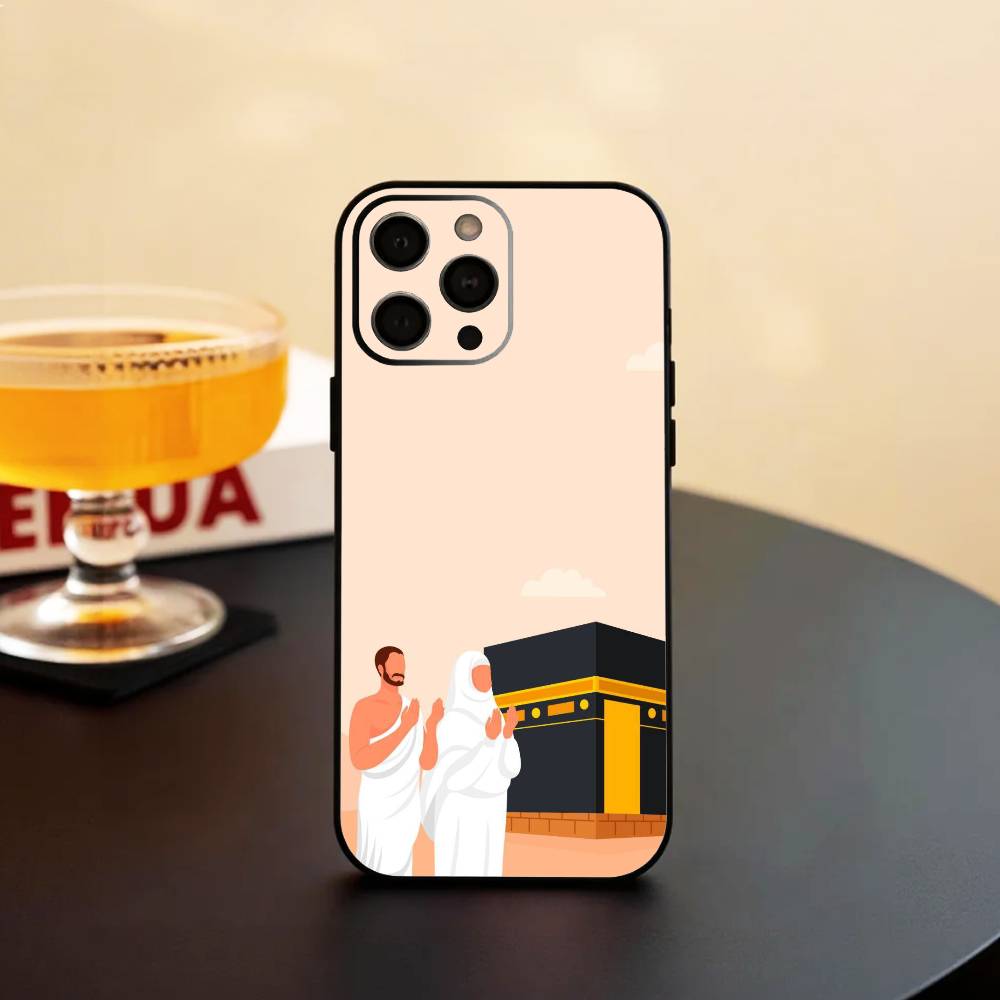 I-IN Мекка Паломники Искусство Чехол для Телефона Силиконовый Мягкий Для IPhone 17 16 15 14 13 12 11 X XR Plus Pro Max Plus