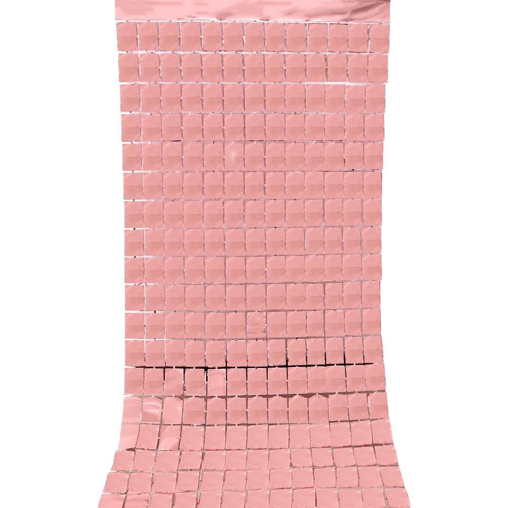 Яркая квадратная дождевая занавеска для двери 1х2 м в красочных металлических тонах для праздников