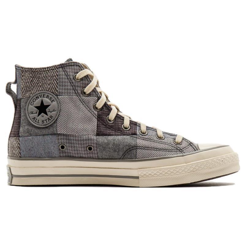 Наша x Converse Chuck Taylor All Star 70 Hi Удобные Винтажные Износостойкие и Легкие Эспадрильи Унисекс Серые Бежевые