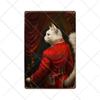 Vintage Funny Cat Kitty Metal Sign Retro Pet Lover Wall Decor Home Bar Cafe Pet Room Hanging Wall Plaque