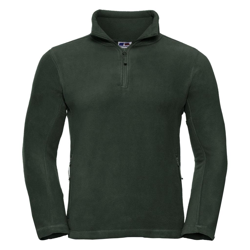Russell Mens 1/4 Zip Outdoor Fleece Top