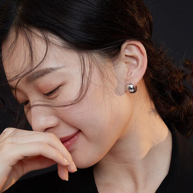 Модные маленькие серьги из нержавеющей стали золотого цвета для женщин, элегантные ювелирные изделия для свадебной вечеринки, подарок для предотвращения аллергии