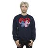 Disney Mens Lilo & Stitch Hearts Sweatshirt