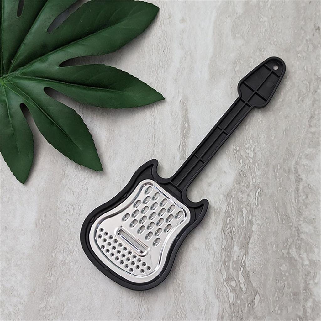 Креативная форма гитары Прочная нержавеющая сталь Терка для сыра и продуктов с эргономичным дизайном ручки для легкого использования