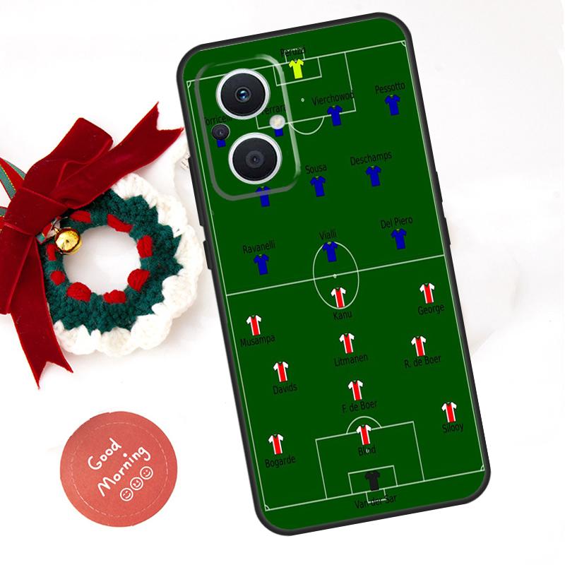 Футбольная тактика Время Чехол Для OPPO Reno 13 F 14 10 11 12 Pro 12F 11F 14F 7 8 Lite OPPO Find X9 X8 X6 X5 Pro Чехол