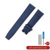 Captain Blue Citizen High Density Knitting Wrist for IWC Pilot Portugal Portofino Nylon Canvas Men 20mm 21mm 22mm Watch Strap