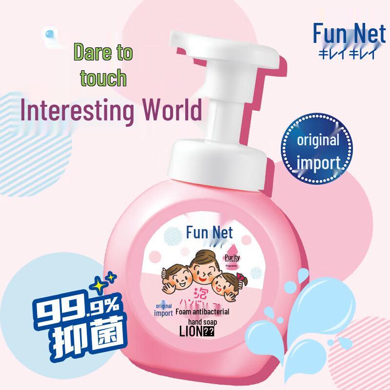 Пена для рук Lion Fun Clean с антибактериальным эффектом