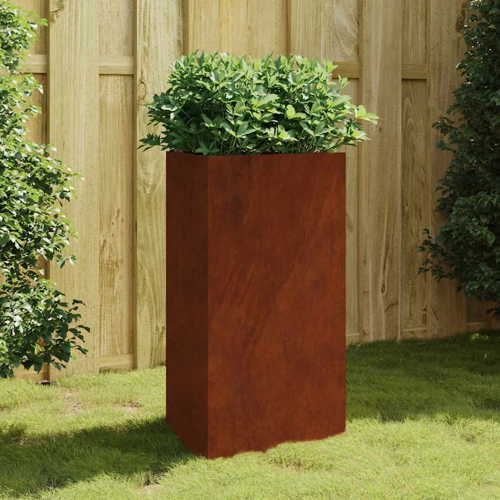 Plant Pot 50x43x75 cm Corten Steel