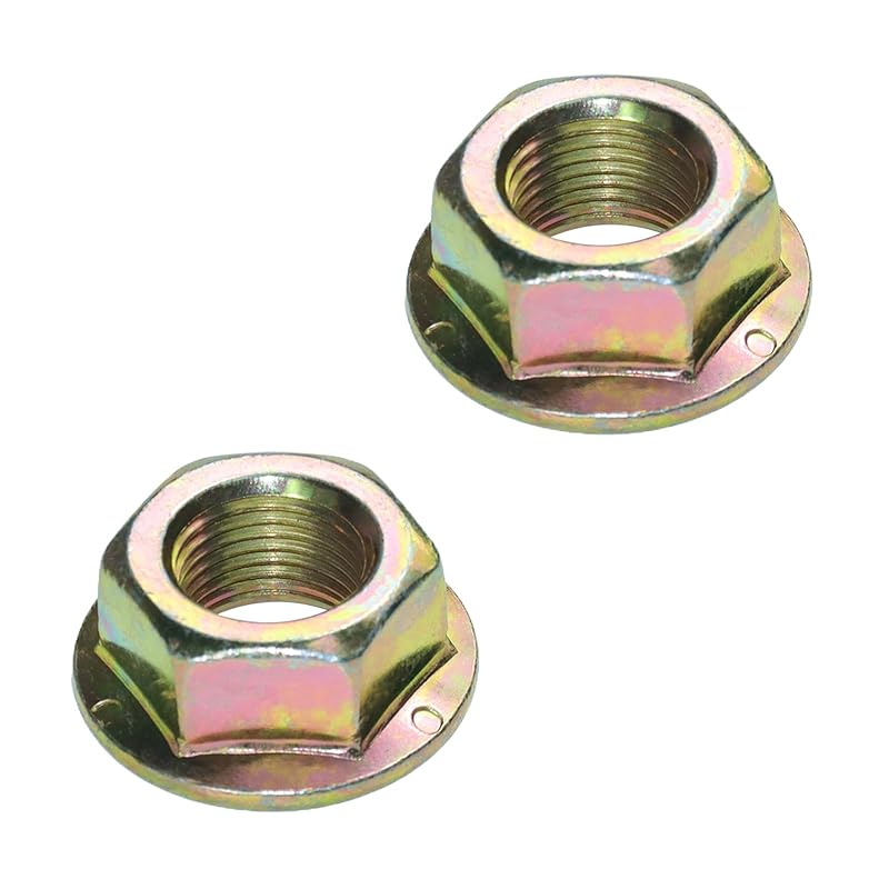 Spindle Blade Nuts Of Hex Flanged, 5/8"-18 Thread.Replaces 712-0417, 753-05549, 912-0417A For Cub Cadet,Zero Turn Mower RZT50, MTD, White, Toro, Troy