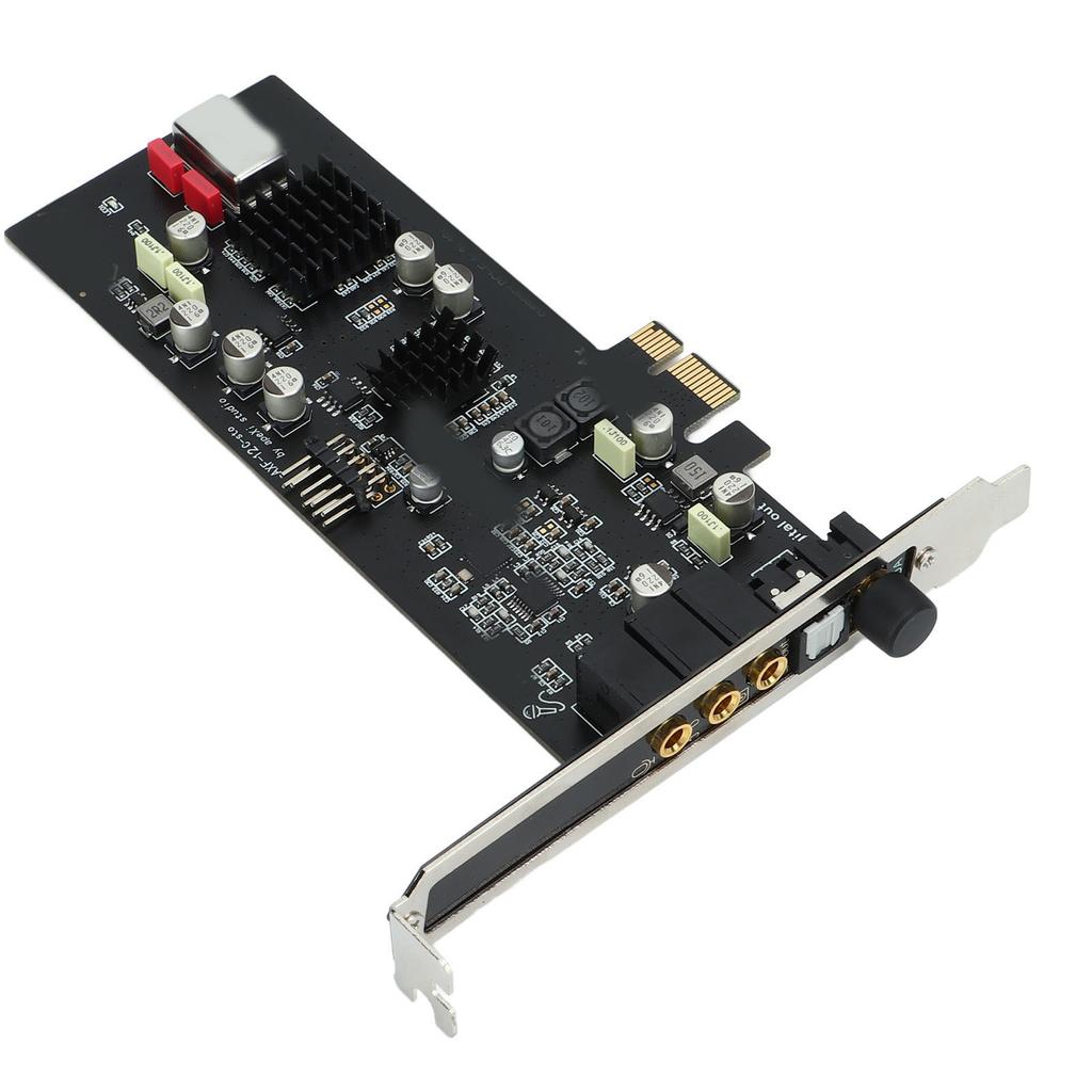 Sound Card 24 Bit 96 Khz Optical Coaxial Decoder Audio Sound Card for Live Broadcasting Gaming