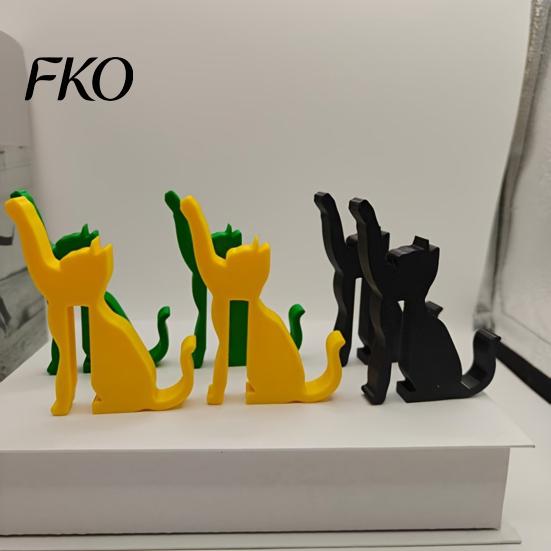 Creative Toy Hook 3D Printed Dog/Cat Hook, Compact Decorative Door Interactive Dog Shaped Pet Shape Hanger Ornament for Living Room Bedroom
