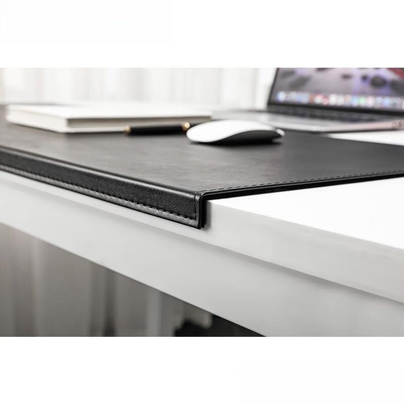 Handun Leather Desk Mat with Buckle Edge