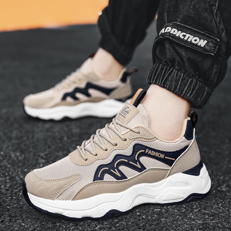 Мода 2024 Новые мужские кроссовки Удобная повседневная мужская обувь легкая дышащая для ходьбы и бега дизайнерская весна и осень