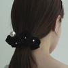 TORTOISE Flavian Pearl Velvet Scrunchie