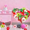 1 Set Sweet Strawberry Aluminum Film Balloons Set DIY Scene Layout Party Decoration Kids Inflatable Fruit Balloons Toy Birthday Party