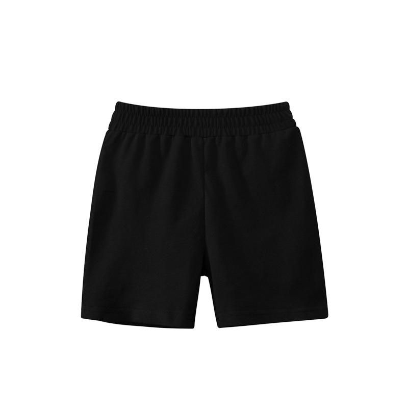 Children's Pull On Solid Color Shorts For Boys