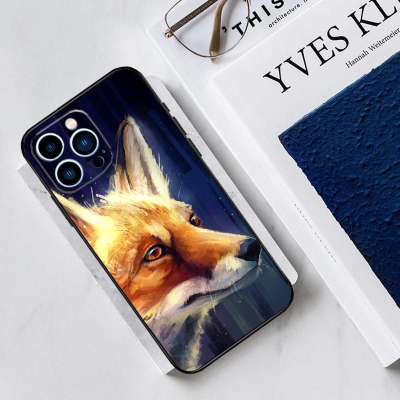 Акварельная живопись Чехол с лисой для iPhone 17 Air 15 14 11 16 Pro Max 12 13 Mini 15 16 Plus 16e Funda Силиконовый чехол