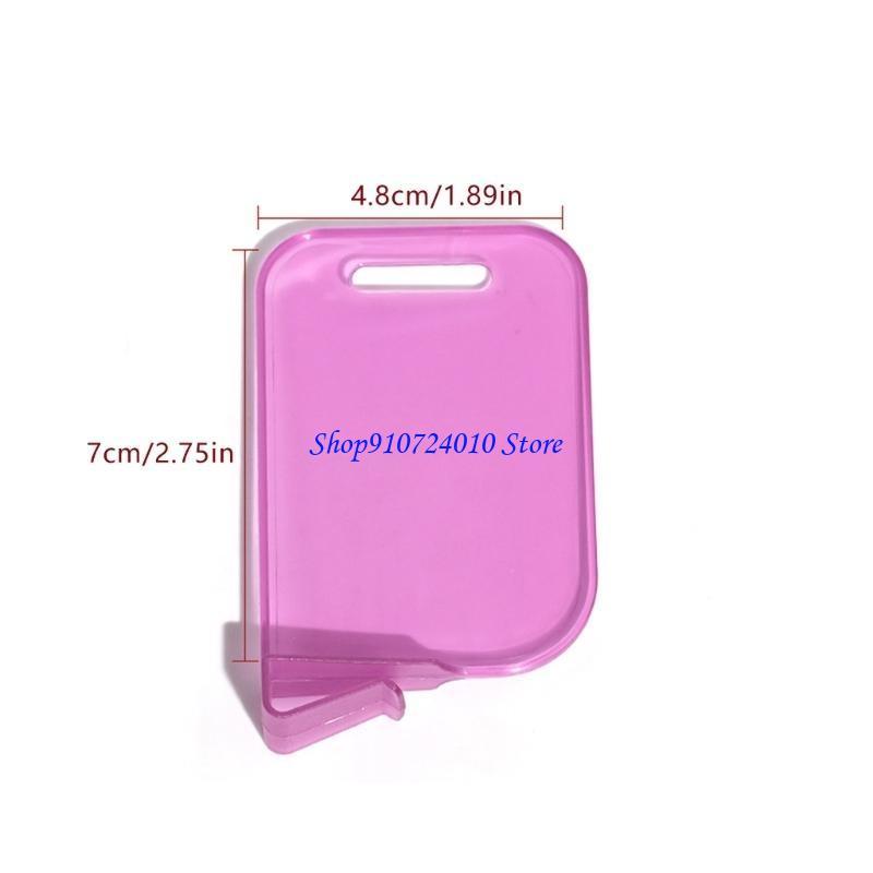 77HD 10Pcs Plastic Trading Card Box Baffle Clip Card Spacer Storage Classification Barrier Plate Clip Storage Partition Board