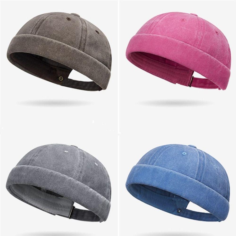 Brimless Beanies Hats Cotton Landlord Hat New Hip Hop Hats  Women