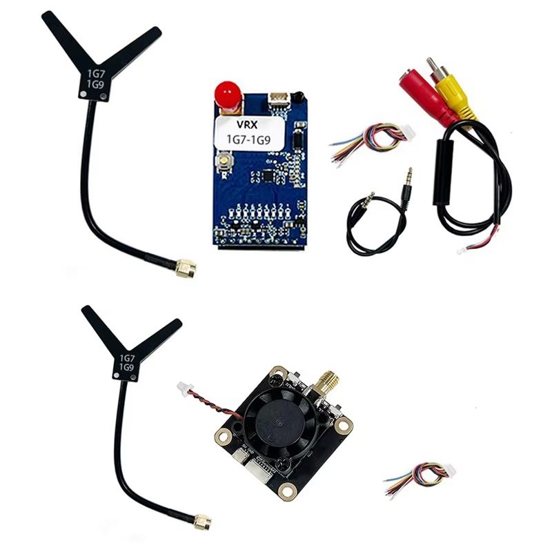 1.7G 1.9G 1.6W FPV аналоговый беспроводной видео передатчик-приемник модуль
