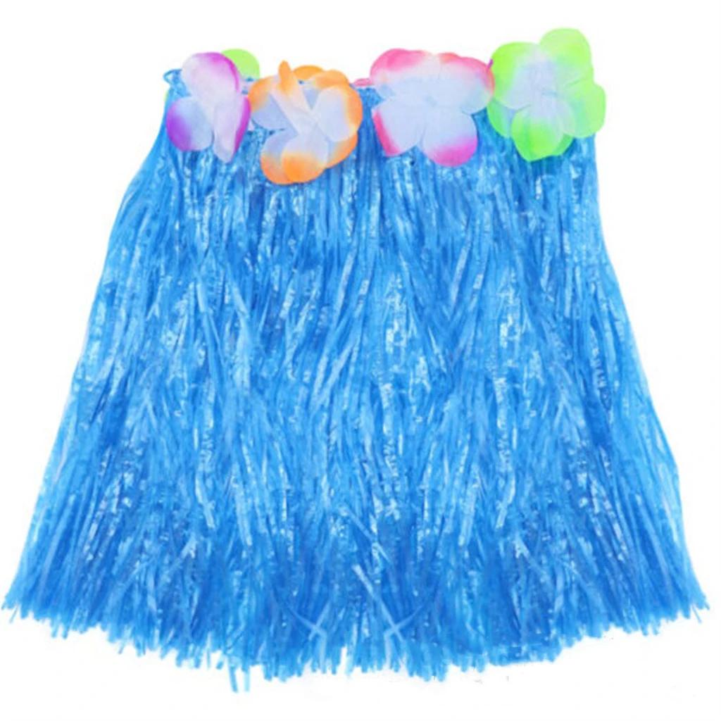 30 см гавайская карнавальная вечеринка детская юбка из травы летняя пляжная вечеринка украшения Aloha Luau наряд тропические гавайские украшения на день рождения