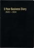 Hakubunkan 2026 A5 Business 235 January 5-Year Diary, Black, No. (Starts 2026)