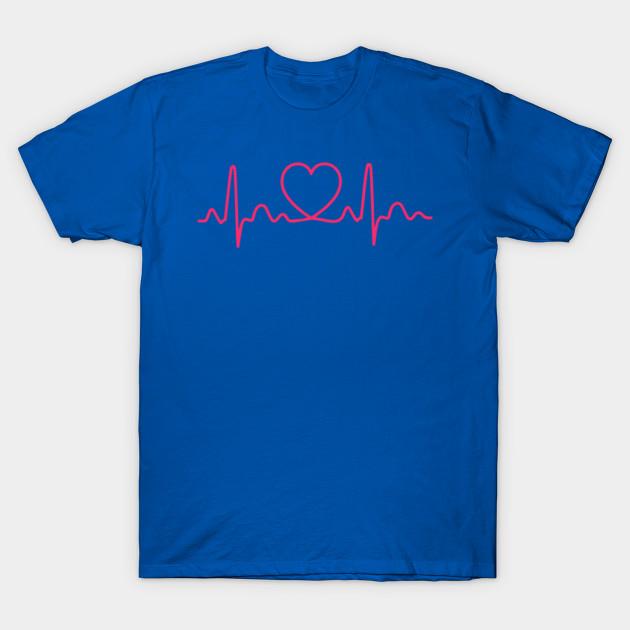 For Women Heartbeat Doctor Nurse Medical Tshirt T Shirt 90S Korean Style Tee 100% Cotton Picture Custom Round Collar