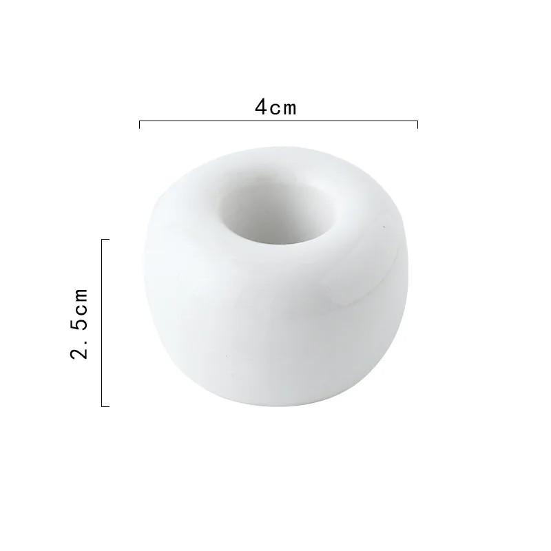 Креативный керамический держатель для зубных щеток для ванной комнаты, портативный мини-макарон, цветная подставка для кистей, полка, базовая рама, стеллаж для хранения инструментов для ванной комнаты