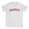 Katys Perrys Logo T-Shirt Men  Cool Pure Cotton Tee Shirt Crewneck Short Sleeve T Shirt 4XL 5XL 6XL Clothing